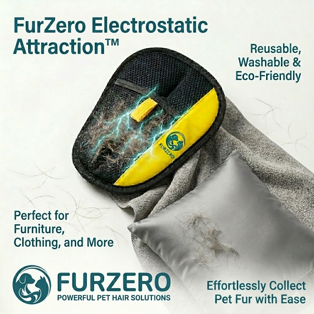 FurZero Electrostatic Pet Hair Brush